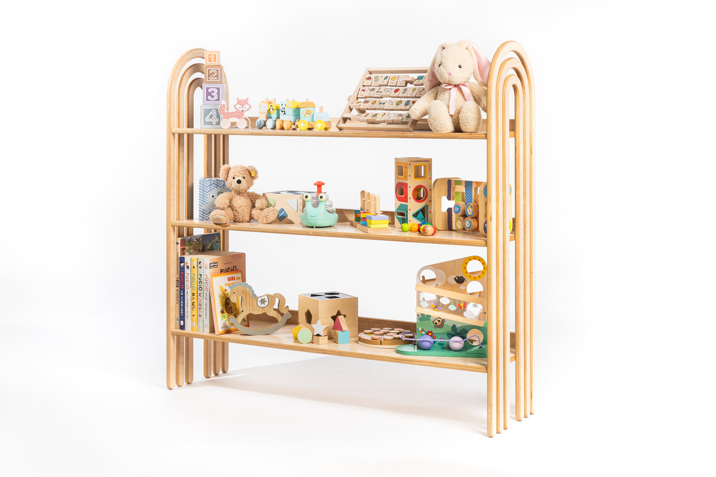 Rainbow Bookcase WoodU